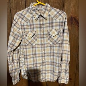 American Eagle western button up shirt size small